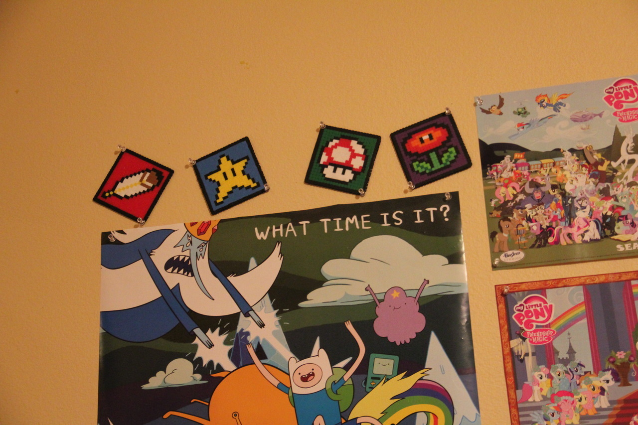 All moved into my house house, now. This is my cool wall. goddamn that wall is so