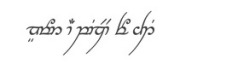 thepsychoticqueen:  Isn’t this beautiful? It means ‘Our love is forever’ in Elvish. ^_^