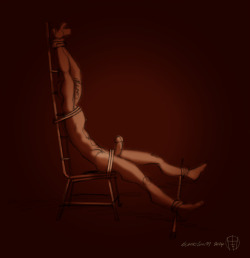 eroticdrawings-menandboys:  Naked… Sitting