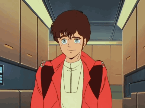 Judau walks into a door — Mobile Suit Gundam ZZ (1986)