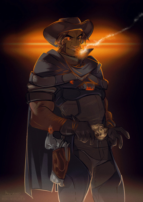 ufficiosulretro:Blackwatch McCree commission for @theashenphoenix…ehm, do I really need to sa