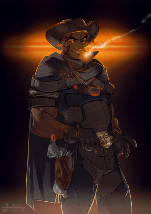 ufficiosulretro:Blackwatch McCree commission for @theashenphoenix…ehm, do I really need to say anyth