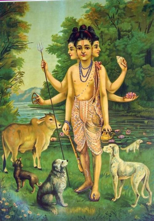 Dattatreyaone of the manifestations of Lord Vishnu, Brahma, and ShivaAll the traditions are unanimou