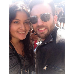 chrisevanssource:  Chris with a fan today x