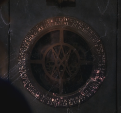 carry-on-wayward-fallen-angel:  boundsammy:  The inscription on the Men of Letters box.Can anyone translate this? I just realized that the part Rowena and Sam read was only a small section of the writing.i may not be getting everything since it’s hard