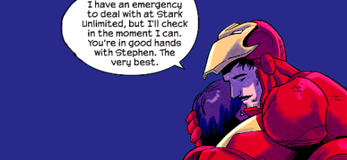 birdofsprey:Kamala Khan and Tony Stark in Magnificent Ms. Marvel #9. Art by Minkyu Jung.