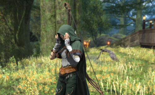 Cape of Happiness + YorHa Type-51 Hood of Aiming = Finally a proper godsdamned cloak.