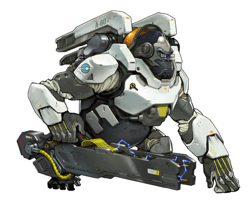 blankmvp:  Overwatch Character Concept Art 2/2  God, watching the official trailer and seeing the concept art. The style was pretty stellar..Designs look fun! Not the best I’ve seen, but enough to make me want to pick up an old habit!Blizzard (and