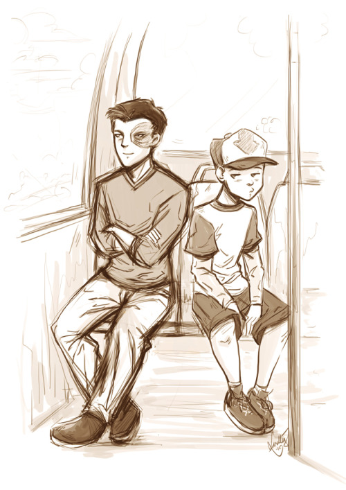 “I wanted to sit there.”More of that bus ride au silliness! Roadtrip au sounds more the thing, but I