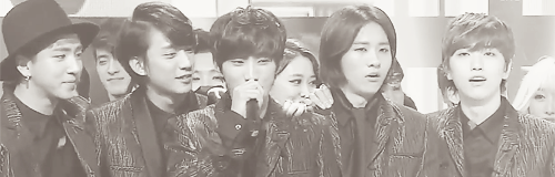shimeunkyungs-deactivated201404:  the boys in disbelief over the fact that they won
