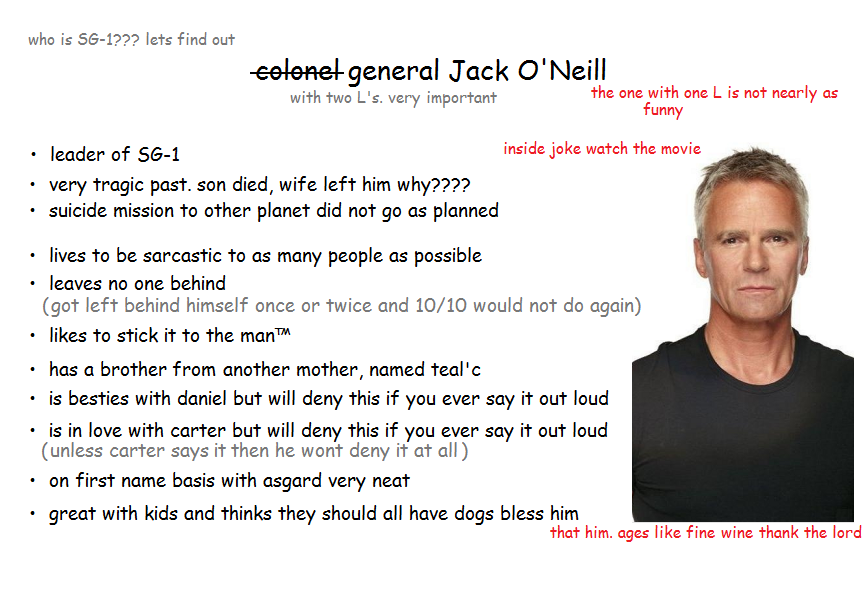 1989nihil:  theresoneicouldcallking:   And when you’re done with SG-1 seaons 1