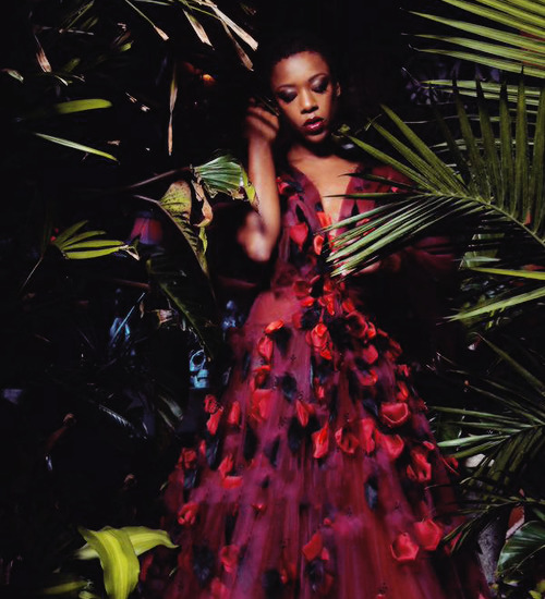 blondiepoison:  Samira Wiley by Brad Walsh for Christian Siriano’s Fall 2015 Campaign 
