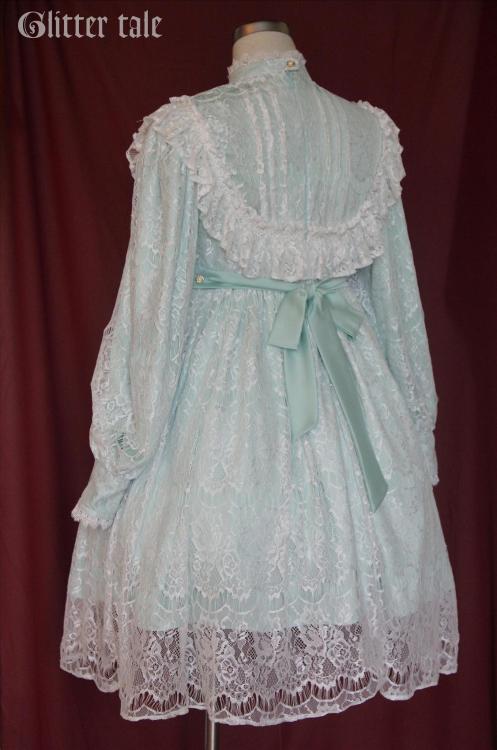 [Vintage lacy doll OP]Main material: Habotai, LaceFabric colors: Many colors are availableLace color