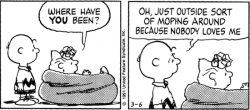 3eanuts:  March 6, 1991 — see The Complete Peanuts 1991-1994