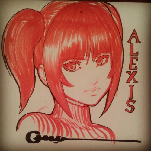 omar-dogan:#Alexis say hello to my practice character. I will be trying different styles with her over the next year.