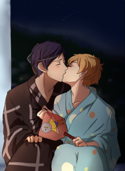 gigantikku-otn:  Yukata boyfriends ヽ(*´з｀*)ﾉ 