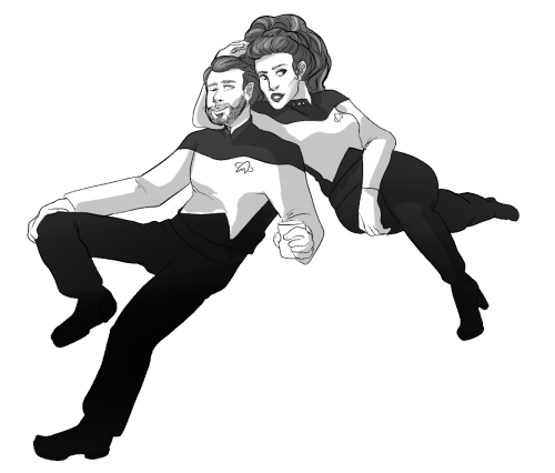 gloomyskye:presenting the first couple of the enterprise