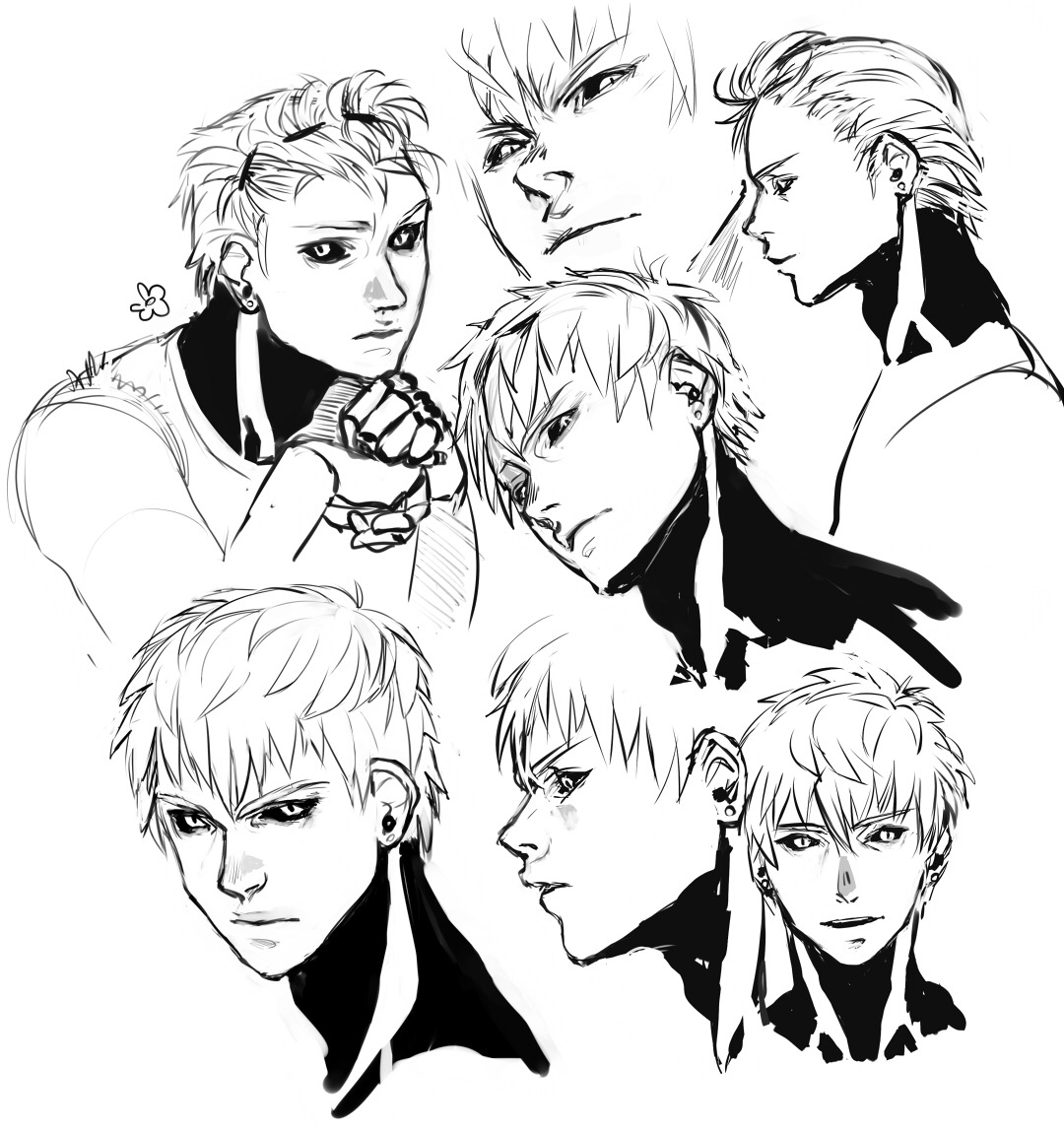 furaitsu:i.. love his earrings