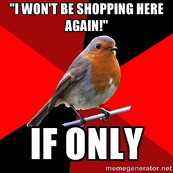 literallysame:  itsracerelated:  stonedpervert:  thelittlestonedfox:  I usually don’t reblog these but oh my god i love retail robin  That bird is on point.  Retail Robin is the most accurate meme ever  sorry for bringing it back to 2011 but fuck