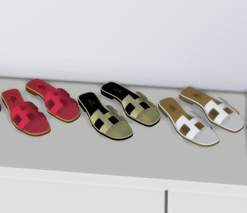 xplatinumxluxexsimsx: H e r m e s Now on my Patreon! *PUBLIC RELEASED/FREE*DOWNLOAD - Oran Sandals (