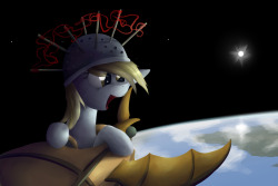 marsminer-venusspring:  Decided to do a random Derpy in space!  x3