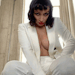 lecoledesfemmeslaurasfez:The White Suit #lecoledesfemmes #whitesuit 