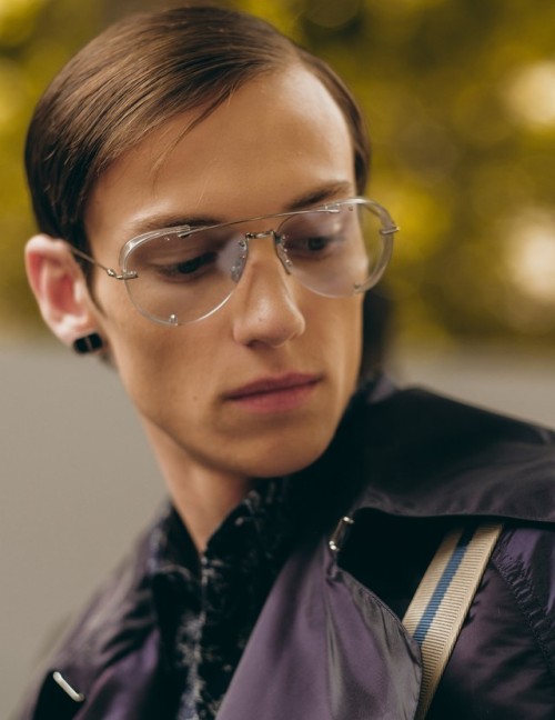 Jakob Zimny by Inès Manai - Backstage at Dior Homme, SS19