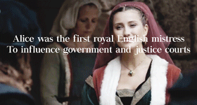 ourgraciousqueen:women history meme- mistresses {1/5}alice perrers“Following the queen’s death in 13
