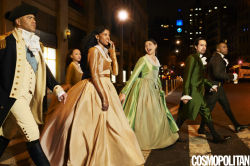 marorie7:  Cast of Hamilton in Cosmopolitan 