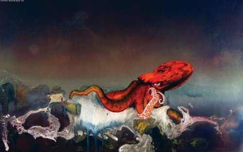 Roger Dean cover, &lsquo;Gentle Giant- Octopus&rsquo;, 1972