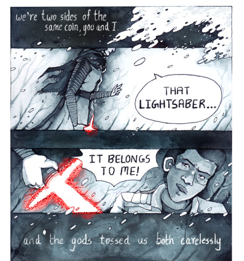 sangamanga:a short comic Finn and Kylo Ren, and about the different choices that people make