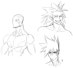 small doodles i drew earlierFrom left to right…. Cyberninja,