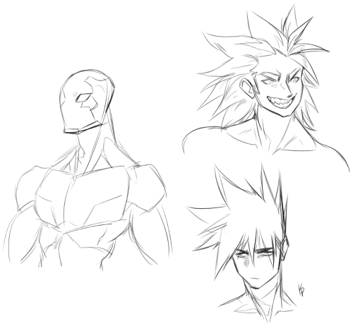 small doodles i drew earlierFrom left to right…. Cyberninja, human Shark, and Kite