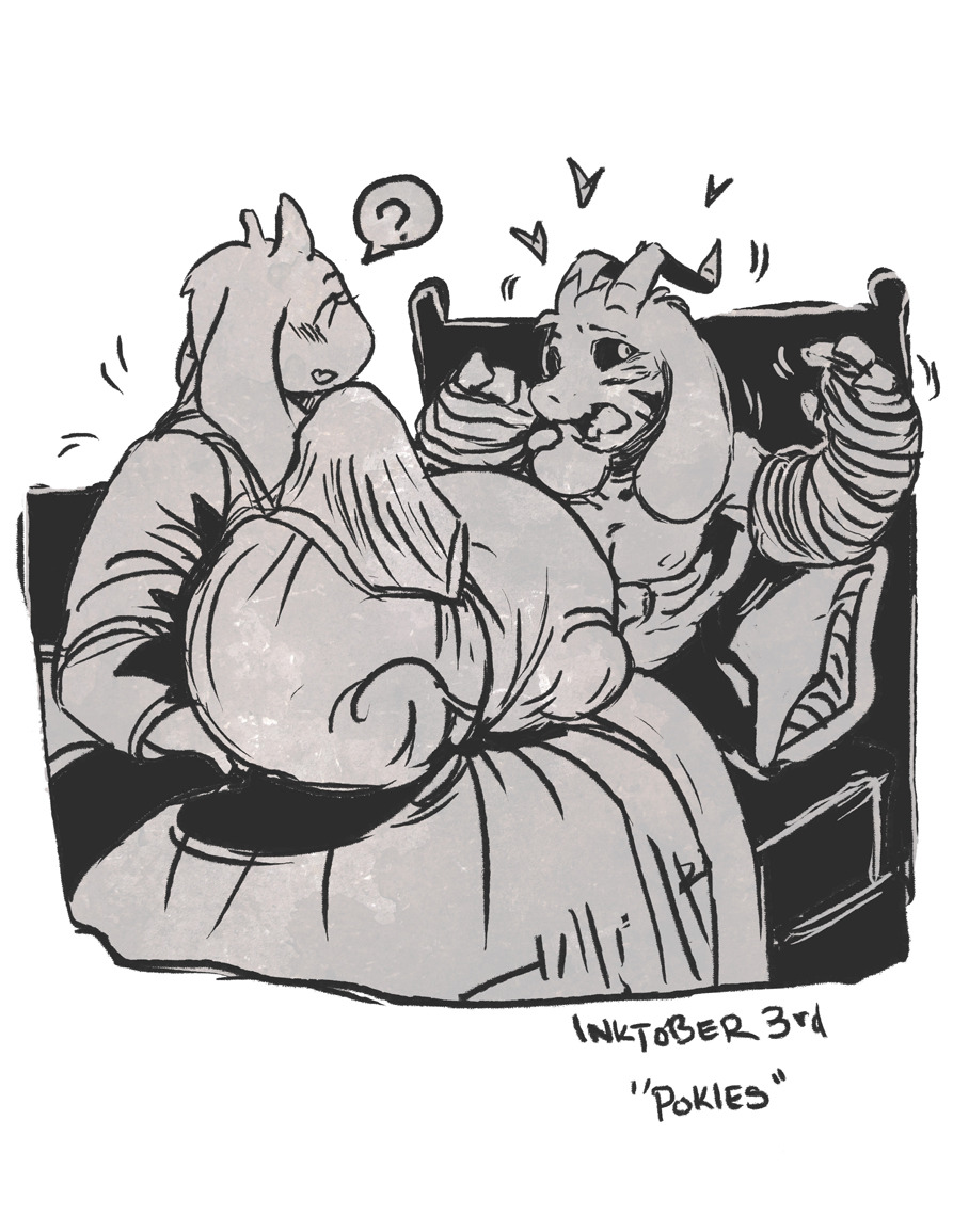 pwcsponson:  Inktober 3rd This one is also called… pokies. 