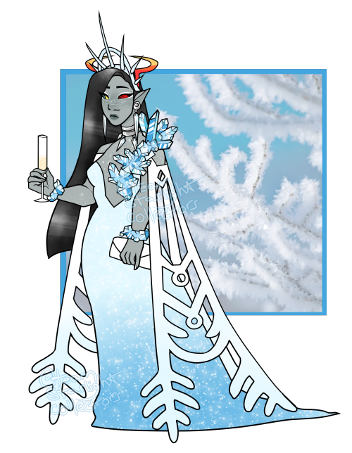 teamstarlightcollectors: Adrian is living up to her title as an ice queen! It took me a bit to desig