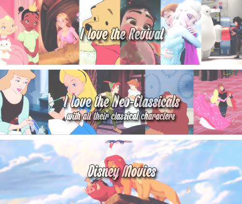 nolanthebiggestnerd:  disneyismyescape: Disney Movies (INSP)Sorry this is such a long post. I tried including as many movies/characters as I could. Sorry if your favourites are not here! Also the sections are not exclusive. I know there are more than