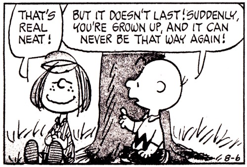 jthenr-comics-vault:  Peanuts was the realist comic strip ever, I swear. PEANUTS (1972)By Charles M. Schulz 