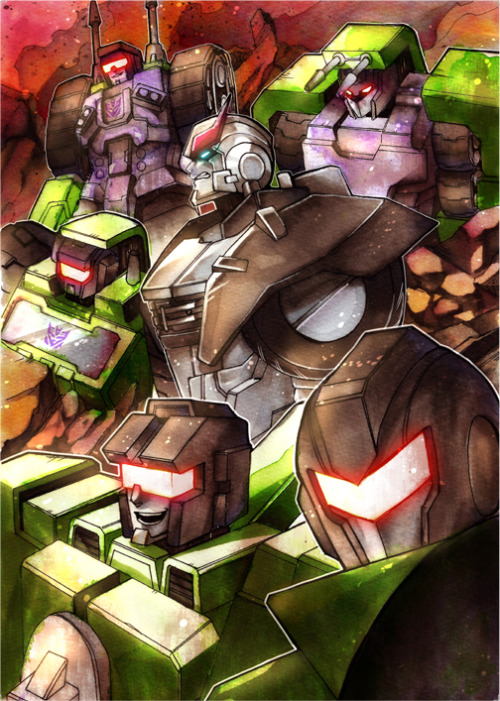 goingloco:  kotteri000:  gyozyou:  BOTCON2014 Artist Alley ：gyozyou/mgr(Miyuki Fukumoto) >print（Type of print is still undecided.） >comission I will stay in the booth with kotteri.  With with with  I’d eat a whole table for that Prowl/Constructicon
