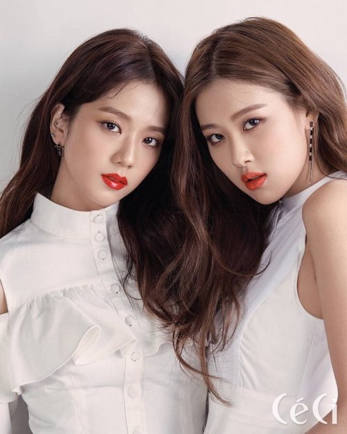 BLACKPINK ROSÉ AND JISOO for Céci megazine