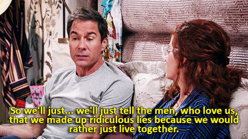 aflawedfashion:Will & Grace 10x16 - Conscious Coupling (2019)