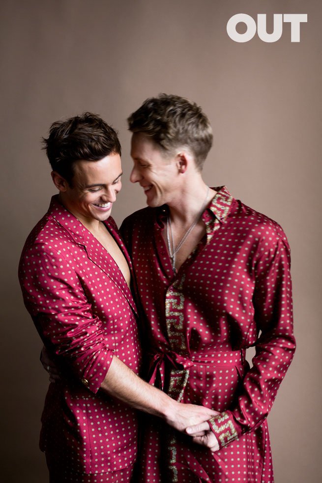 themenlove:  Tom Daley and Dustin Lance Black 💙💚💛💜