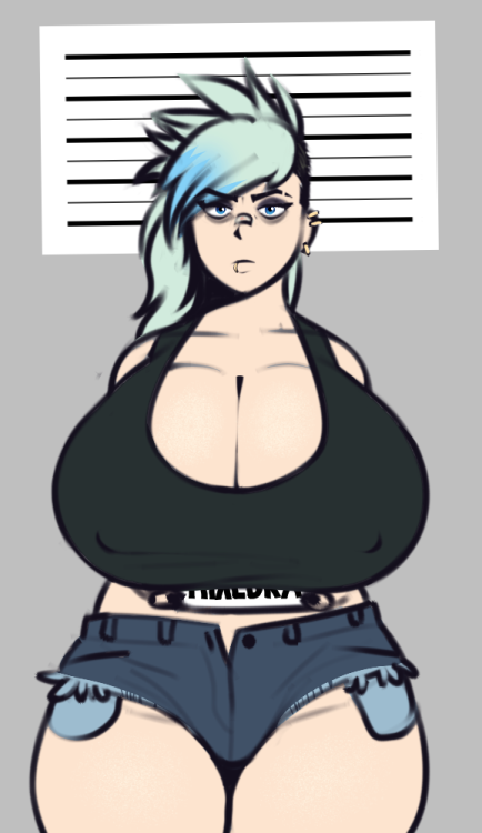 theselfsufficientcrescent:  stowaway-aboard:  draw of Phae from a short while agoone of @theselfsufficientcrescent‘s characters  Bad girl, bad girlWhatchya gonna do … ?Thanks for the Phae! 