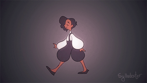 sylladexter: Character design stuff for class!! This is Gigi, she’s a cute mime girl!!