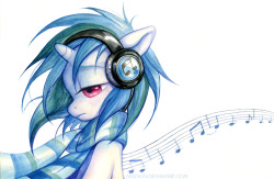 mylittlefanart:  Music is my Soul by miszasta 