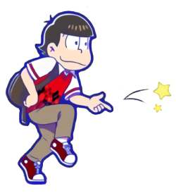 tottyandkara:  I made them transparent because I loved them so much. But screw Choro for being different from his brothers and not having his action lines be dark &gt;:/ Also, sorry for being kind of inactive lately, just really tired…