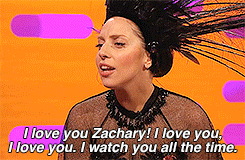 mother-gaga:  Gaga skyping with Zachary/MrMortormouth. 
