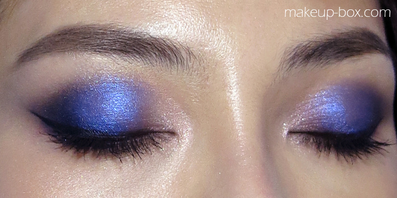 makeupbox:  Electric: Duochrome Violet Eye Look — This is a quick look that you