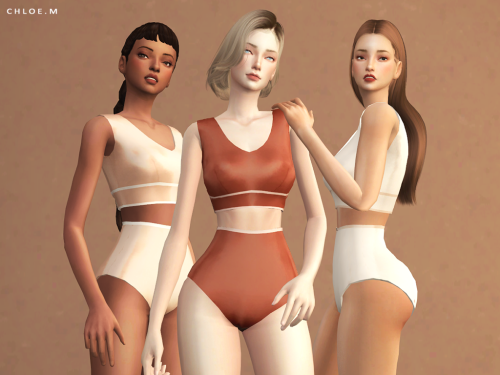 chloem-sims4: ChloeM-Pajama Set Created for :The Sims4 14 colors Hope you like it! Download: Underwe