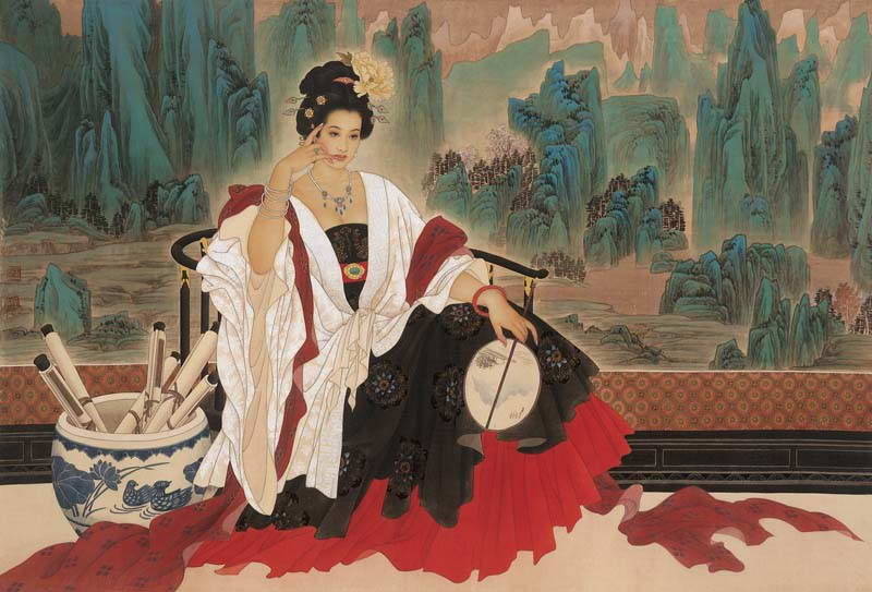 soleilglow:  Seated Lady by Wang Meifang and Zhao Guojing