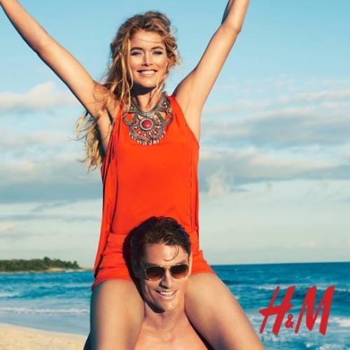 H&amp;M High Summer 2013 CampaignPhotographer: Terry RichardsonModels: Cameron Russell &amp;